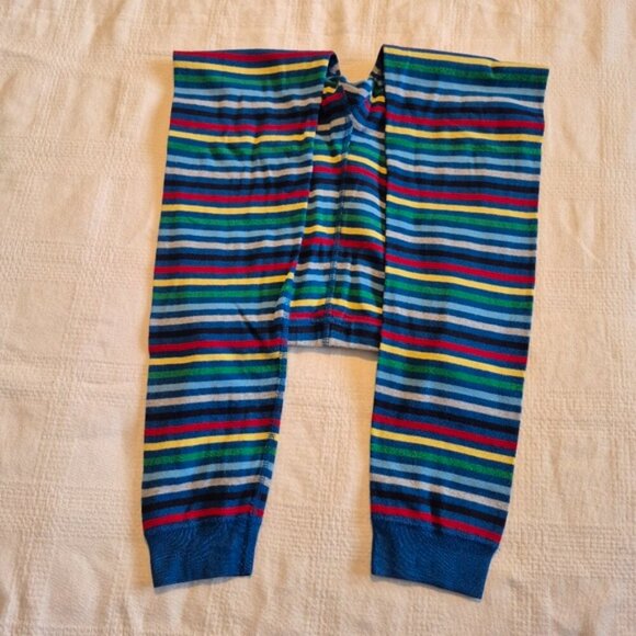 Hanna Andersson boys size size 140 or 10 pajama pants multi color stripes EUC - Picture 4 of 4
